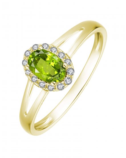 OVAL COLORED STONE DIAMOND RING (VR407)